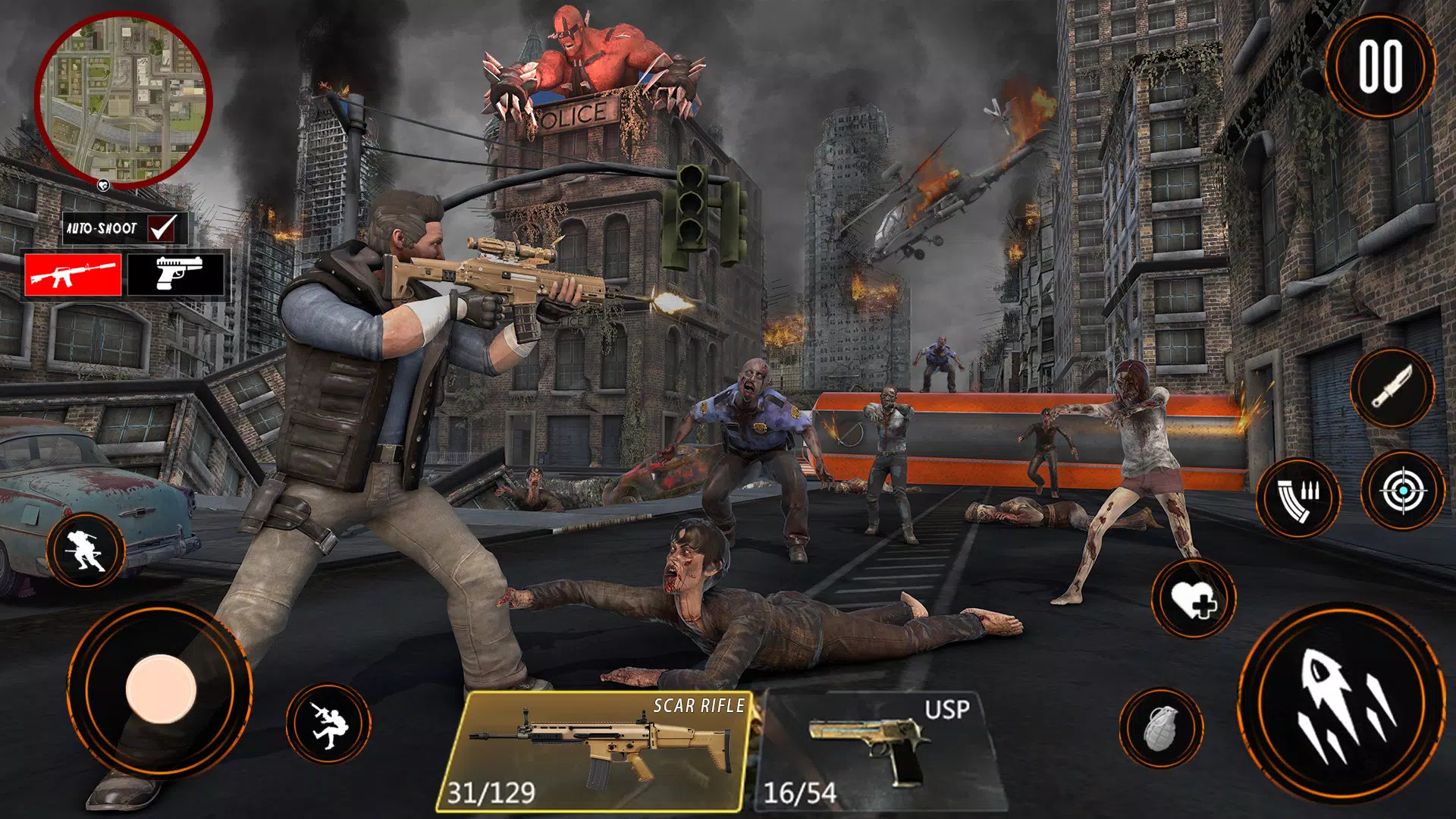 Zombie War 3D: Zombie Games Screenshot2