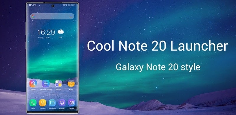 Cool Note20 Launcher Galaxy UI Screenshot1