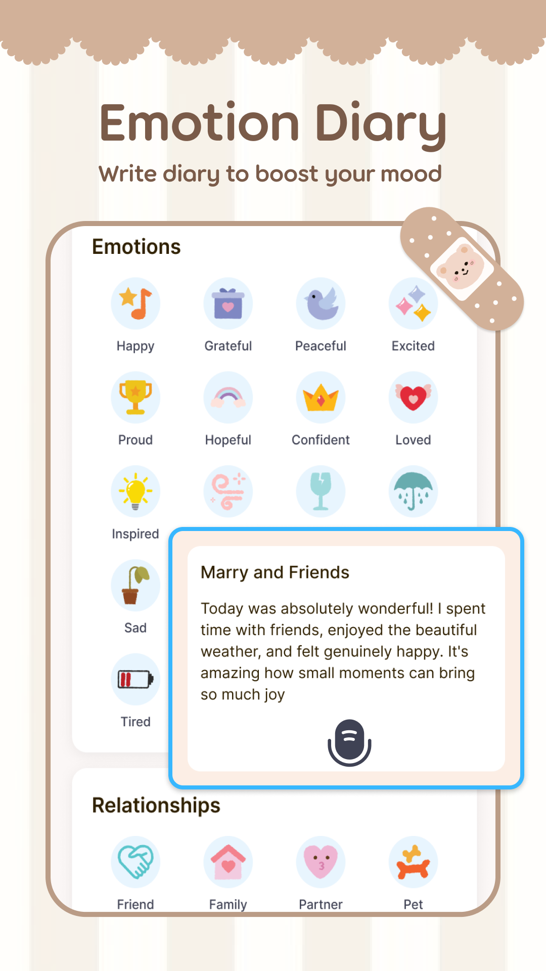 Daily Journal Mood Tracker Screenshot2