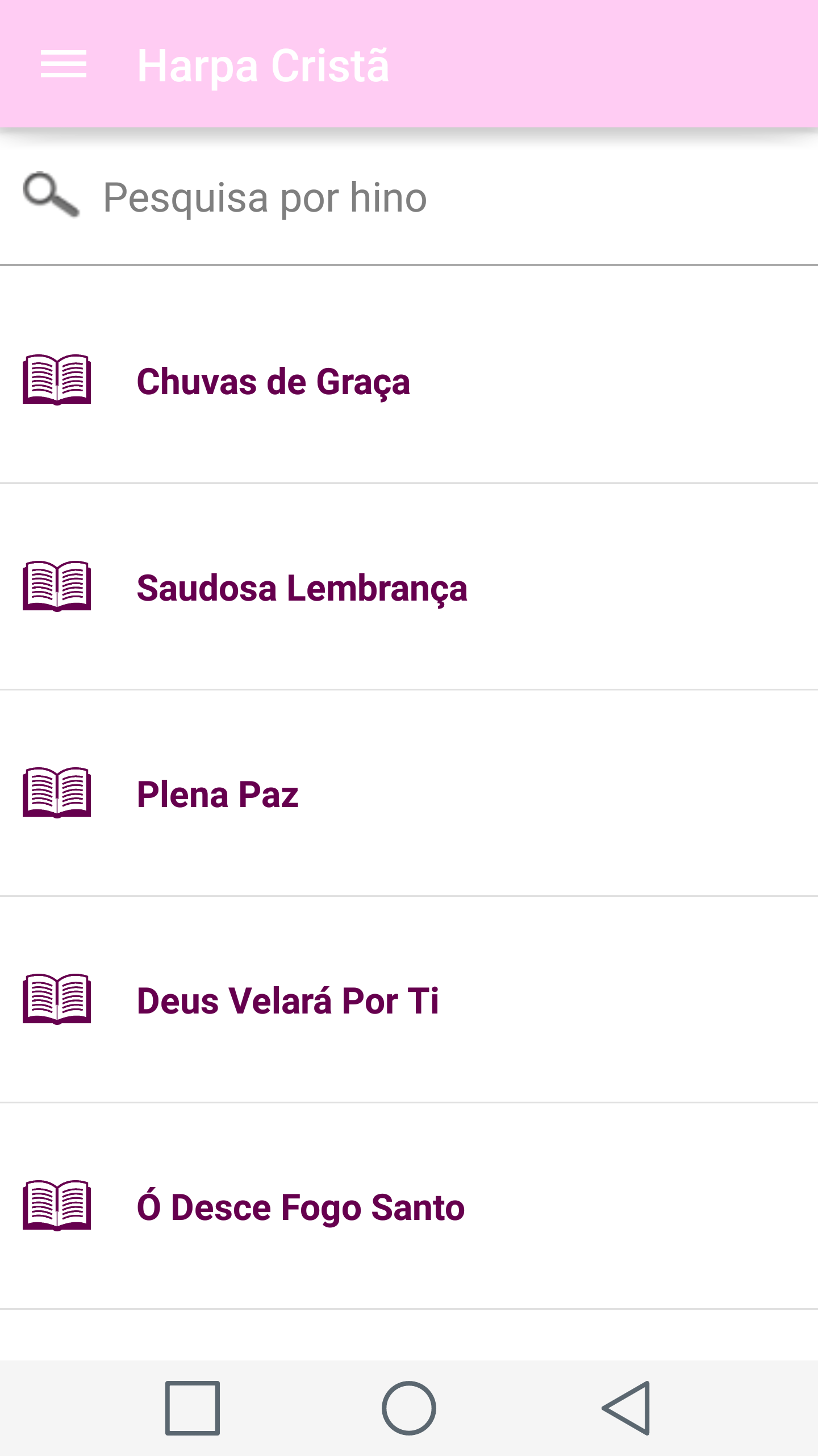 Harpa Cristã Feminina Screenshot1