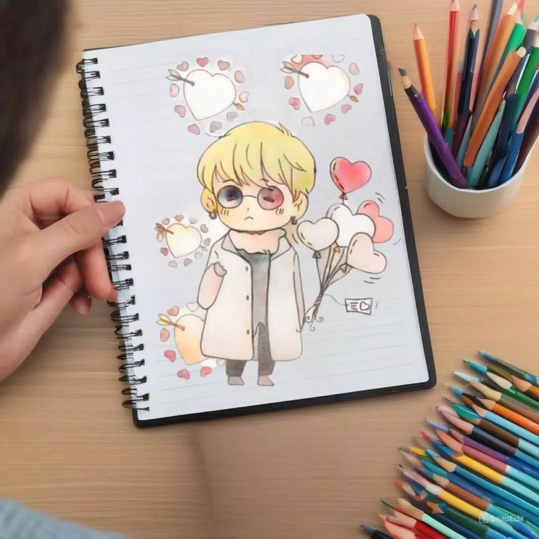 Coloring Chibi Oppa Screenshot6