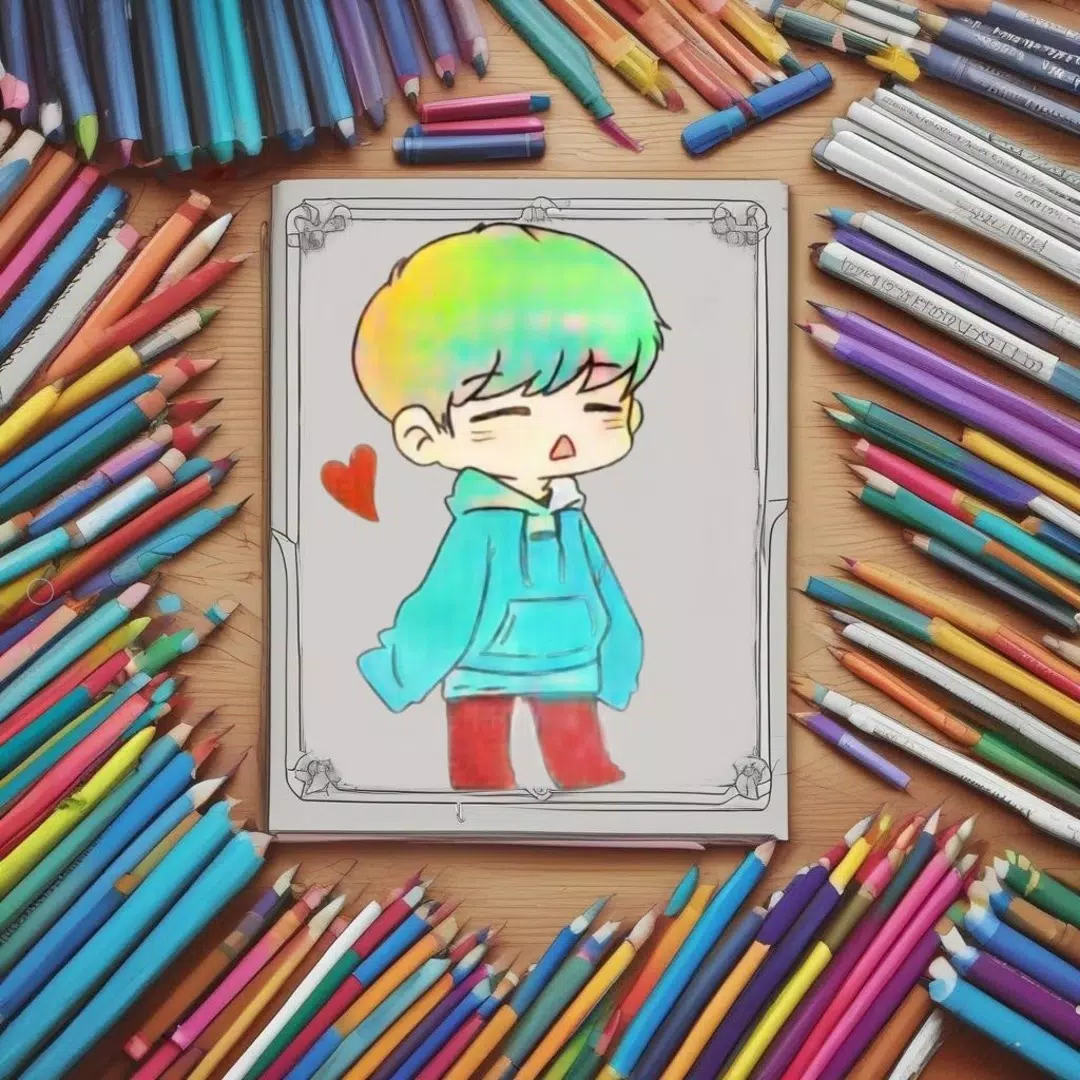 Coloring Chibi Oppa Screenshot3