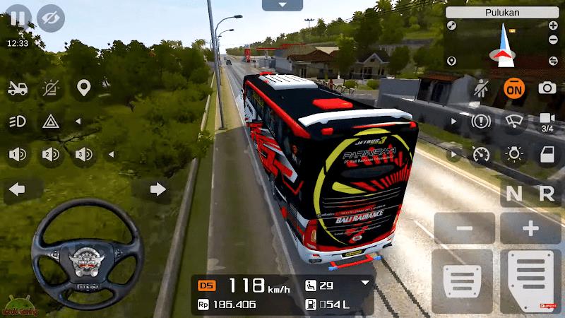 Coach Tourist Bus City Driving Screenshot2