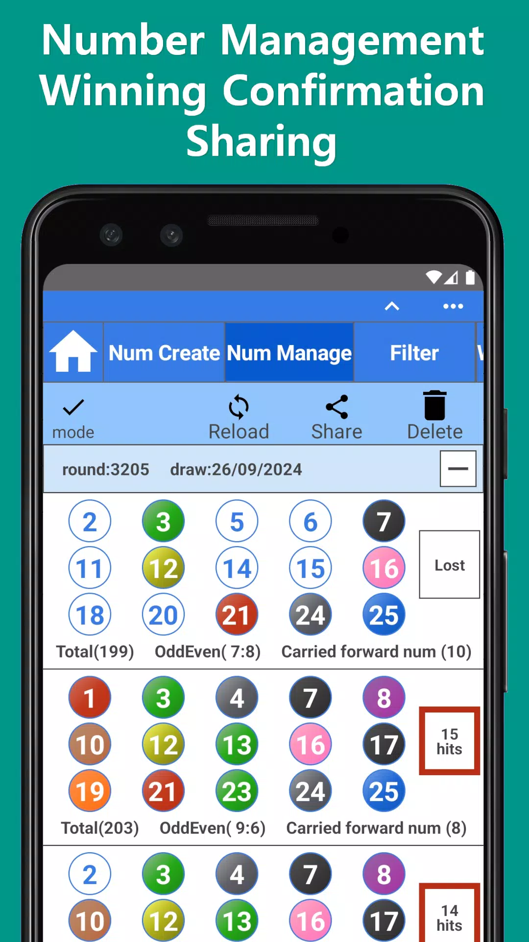 Lotofácil Screenshot3