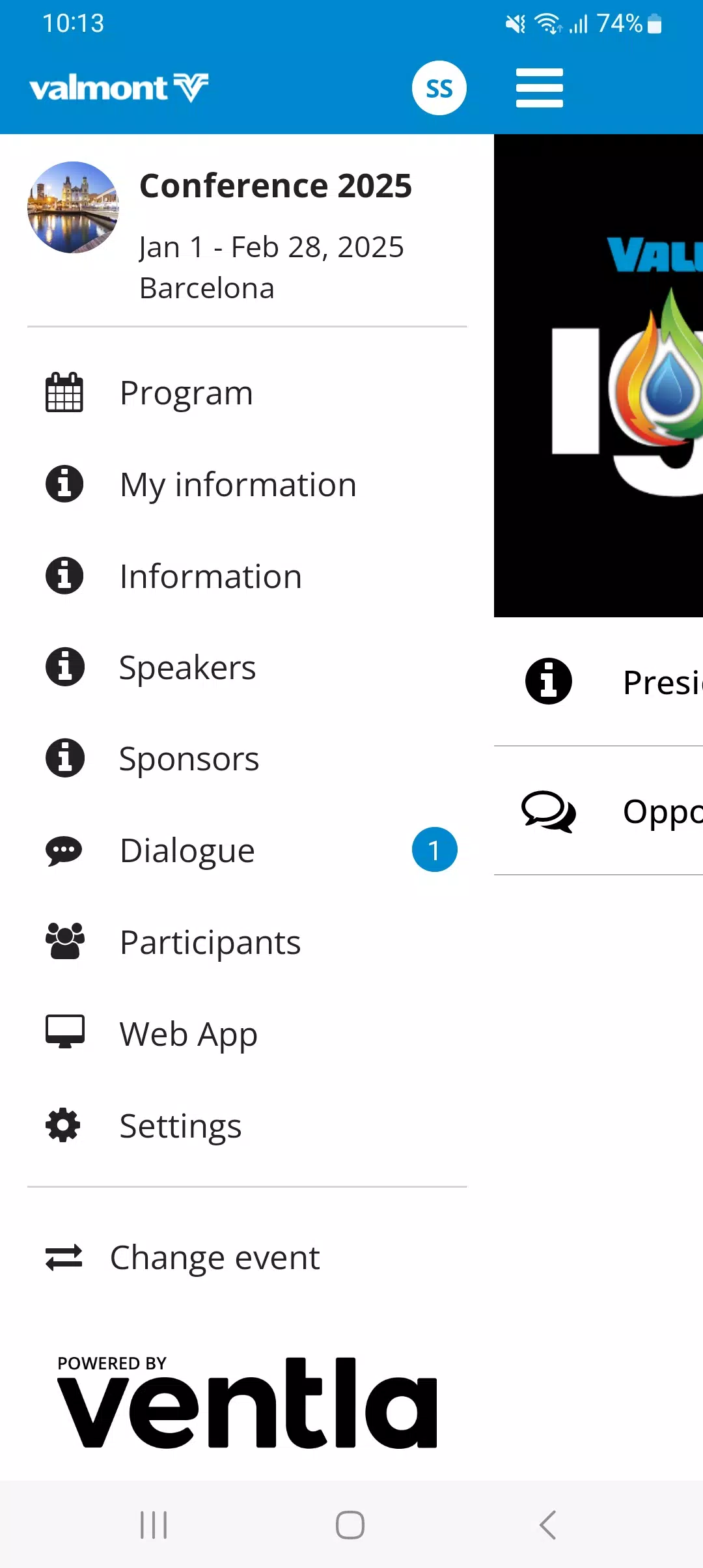 Valmont Events Screenshot1