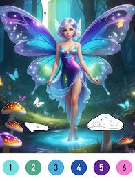 Fairytale Color by number game Screenshot12