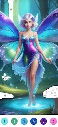 Fairytale Color by number game Screenshot2