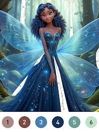 Fairytale Color by number game Screenshot9