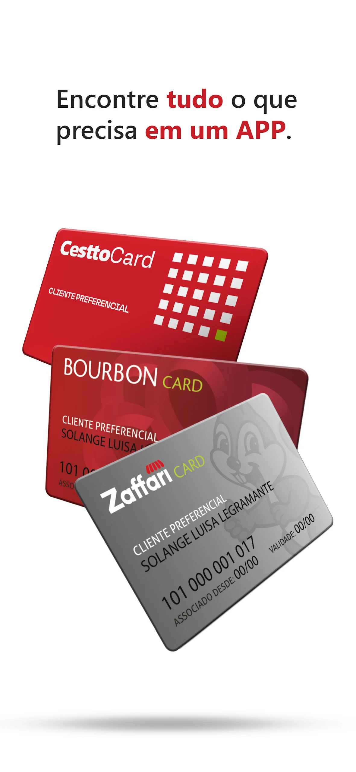 Cartões Zaffari Bourbon Cestto Screenshot1