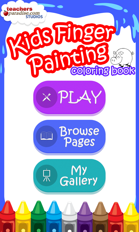 Kids Finger Painting Coloring Screenshot1