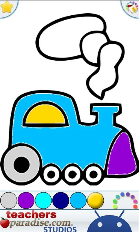 Kids Finger Painting Coloring Screenshot2