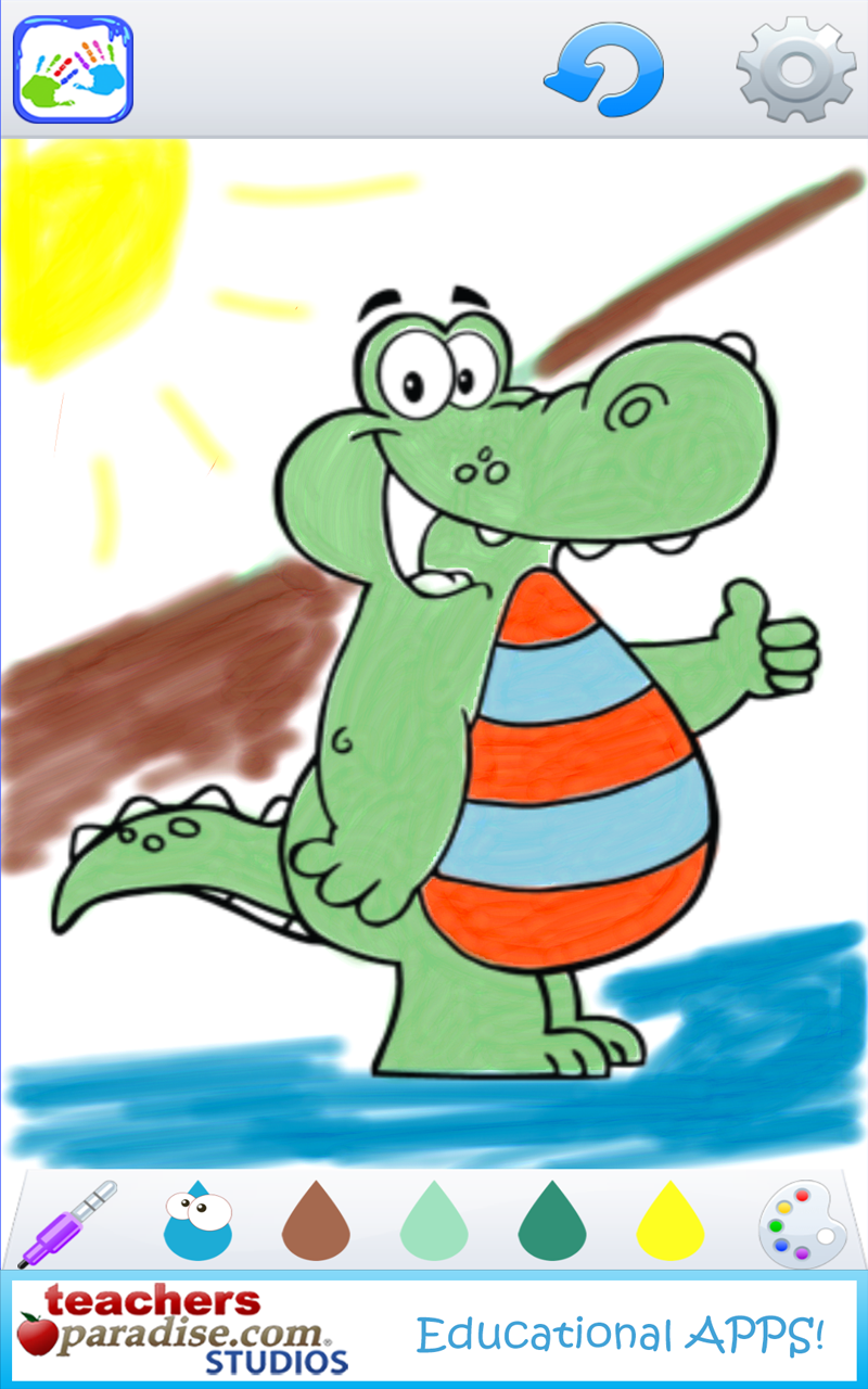 Kids Finger Painting Coloring Screenshot10