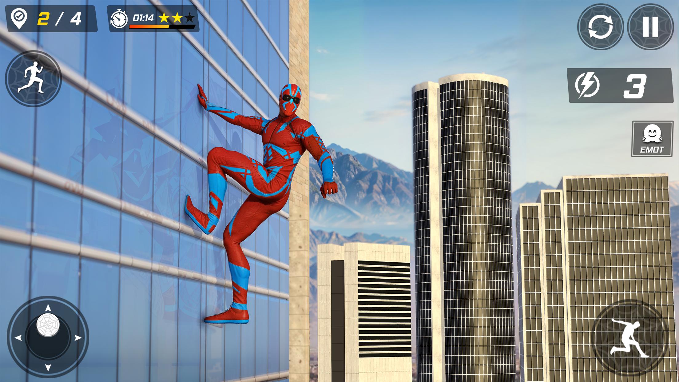Spider Hero Go Up Parkour Game Screenshot3