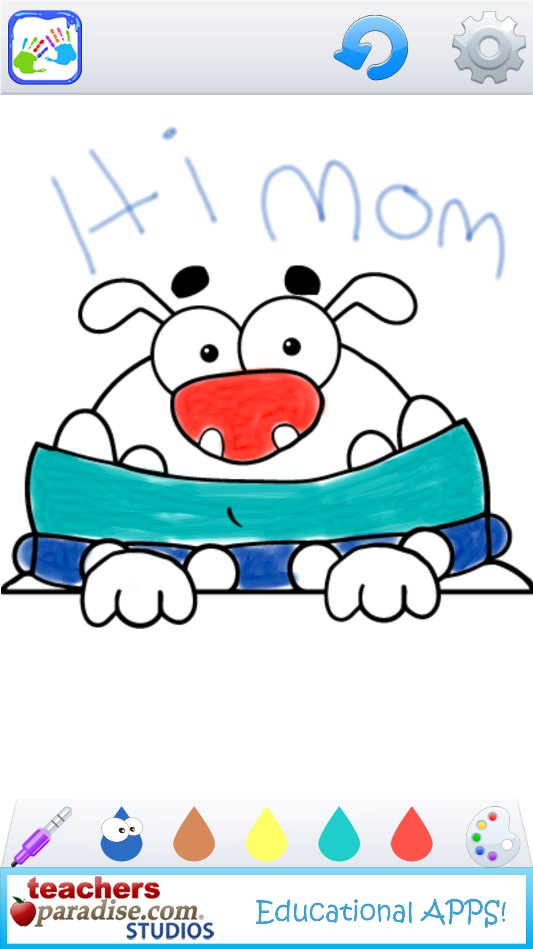 Kids Finger Painting Coloring Screenshot12
