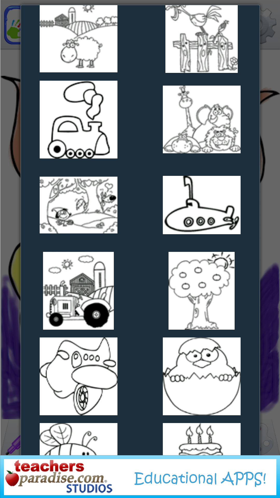 Kids Finger Painting Coloring Screenshot13