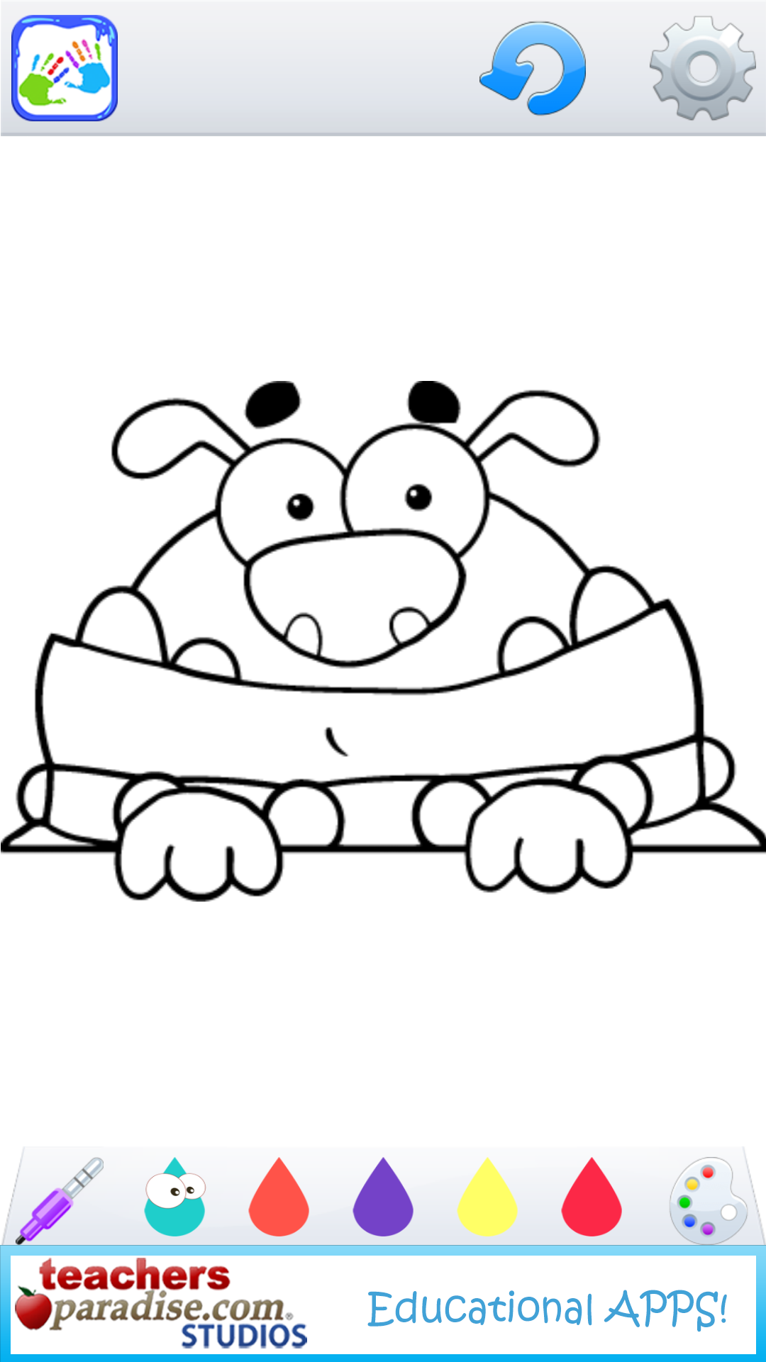 Kids Finger Painting Coloring Screenshot7