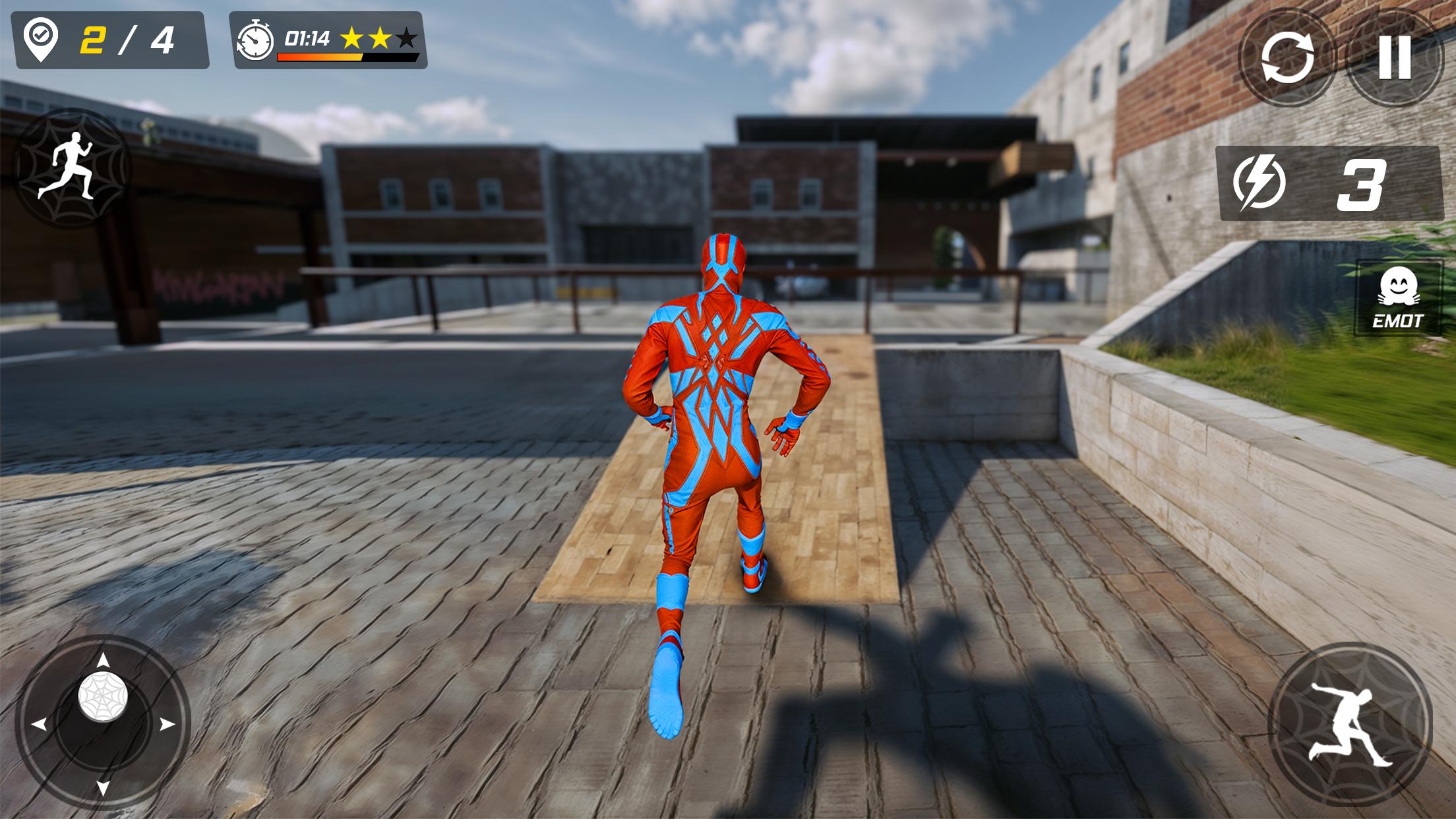 Spider Hero Go Up Parkour Game Screenshot7