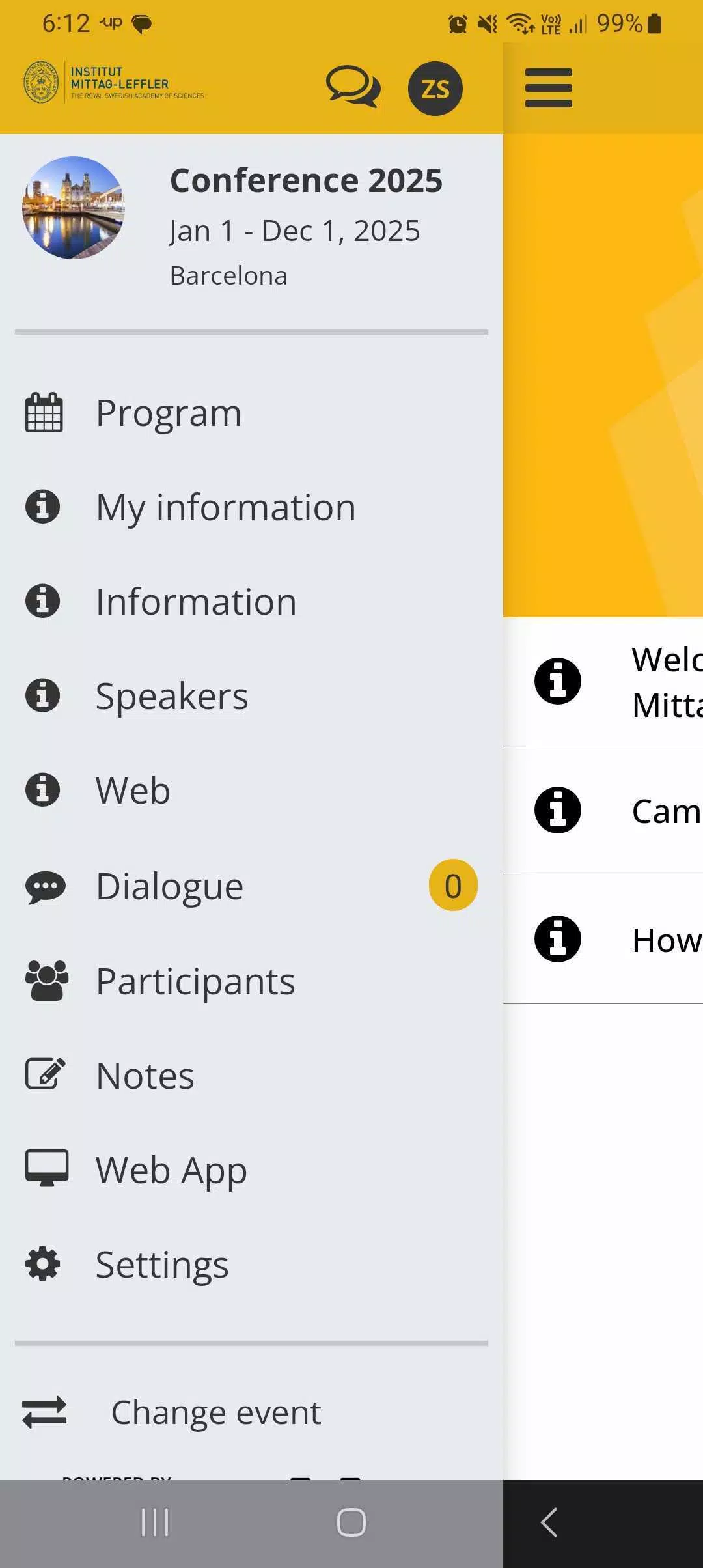 Institut Mittag-Leffler Screenshot1