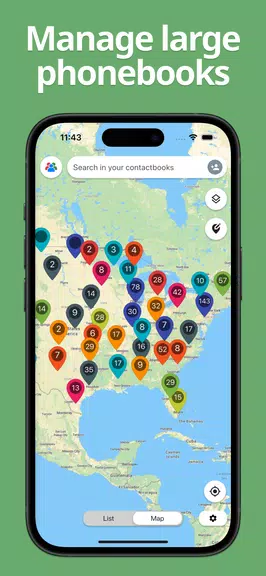 Contact on Map Screenshot2