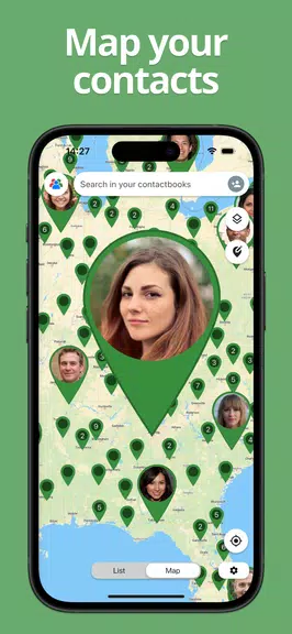Contact on Map Screenshot1