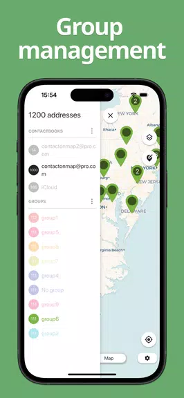 Contact on Map Screenshot3