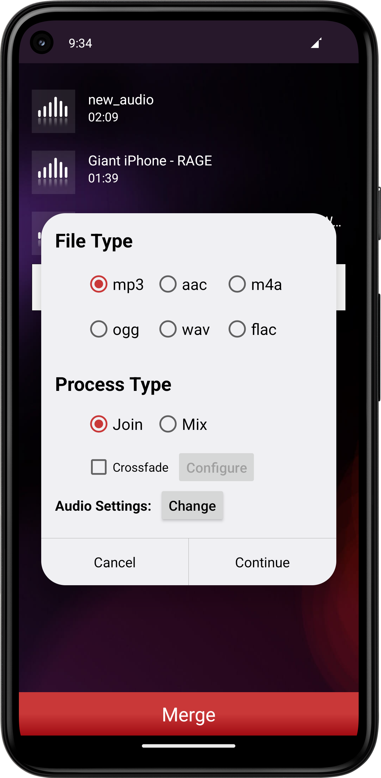 MP3 Cutter and Audio Merger Screenshot5