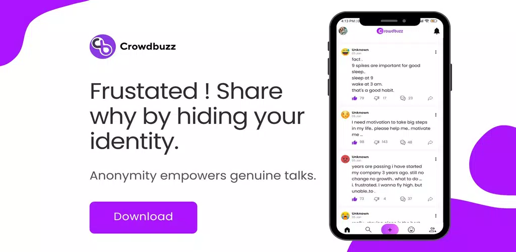 Crowdbuzz- anonymous & privacy Screenshot8