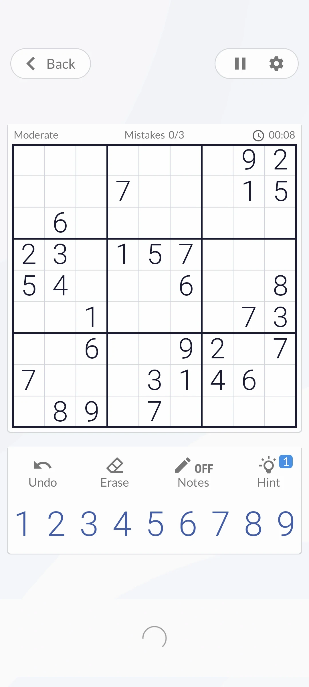Sudoku - Offline Puzzle Games Screenshot1