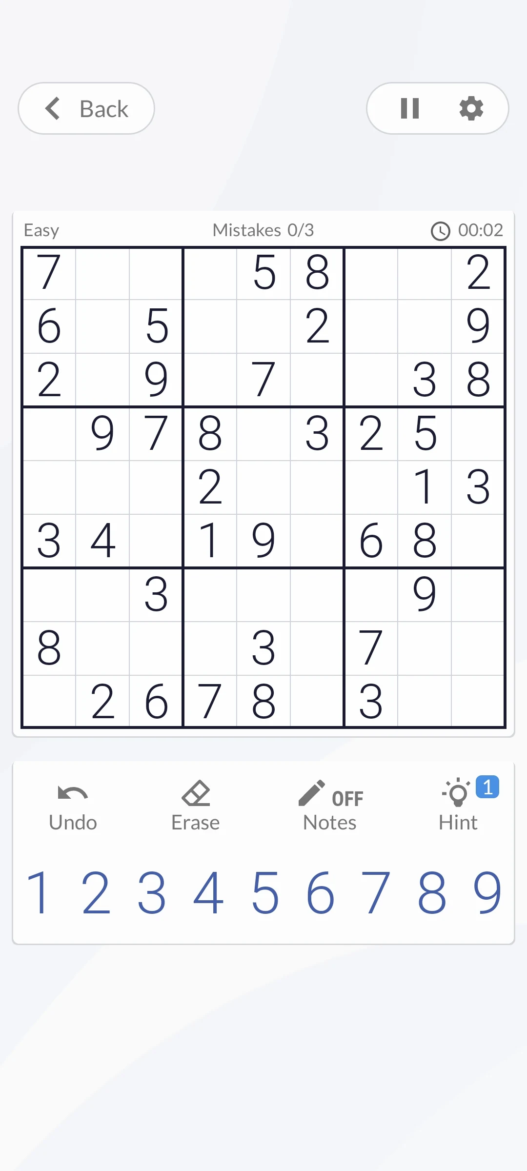 Sudoku - Offline Puzzle Games Screenshot3