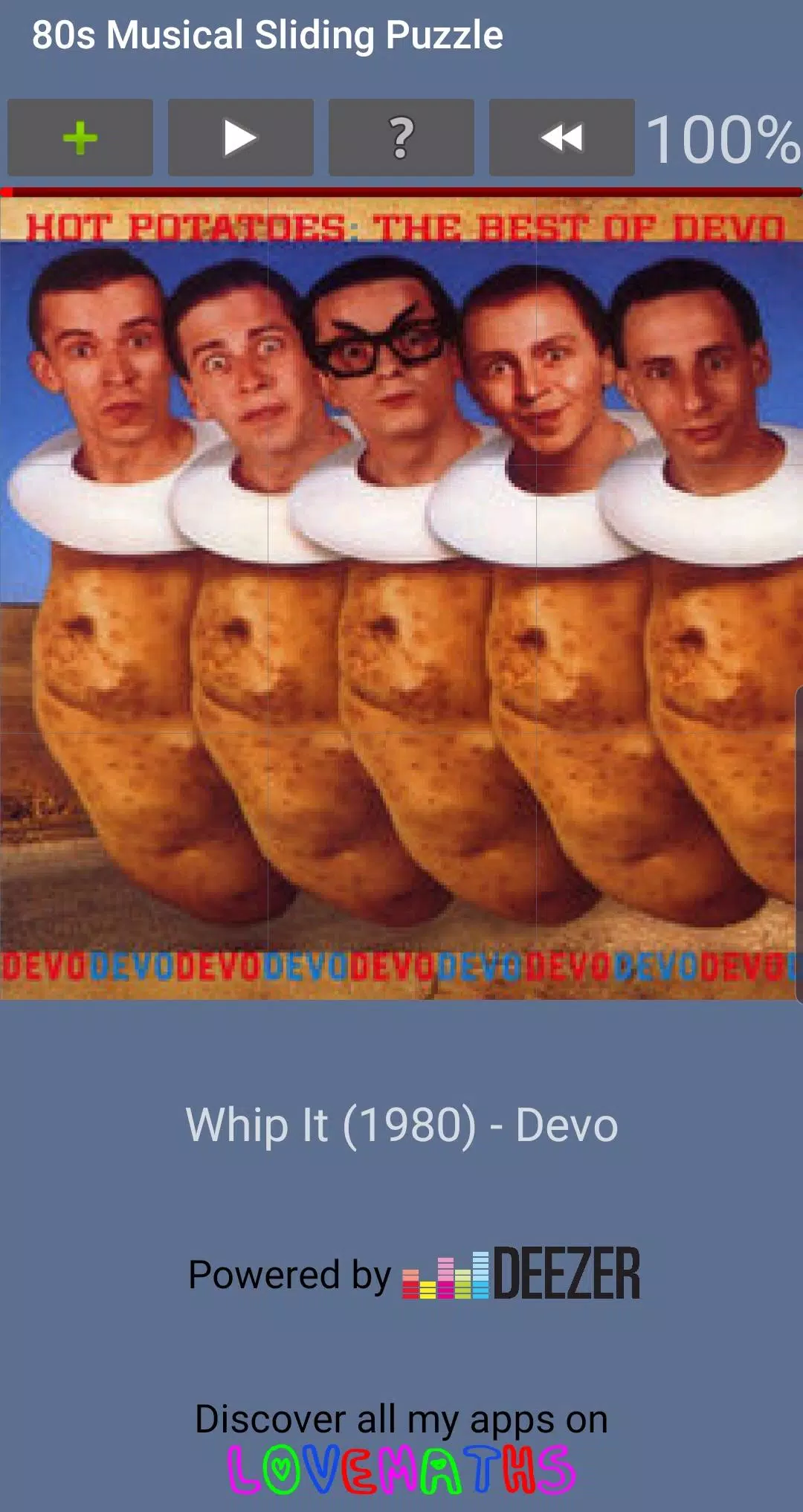 80s Musical Sliding Puzzle Screenshot6