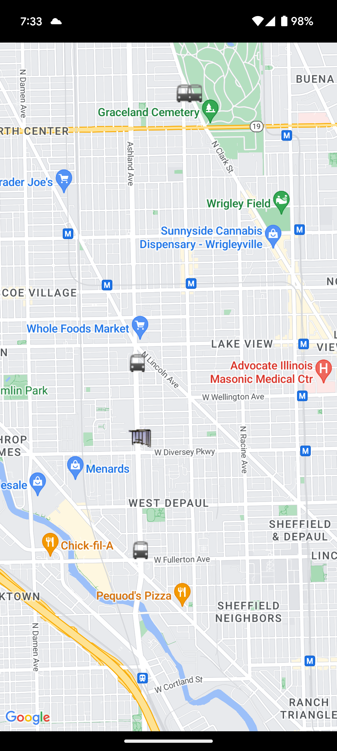 Chicago Transit Tracker Lite Screenshot2
