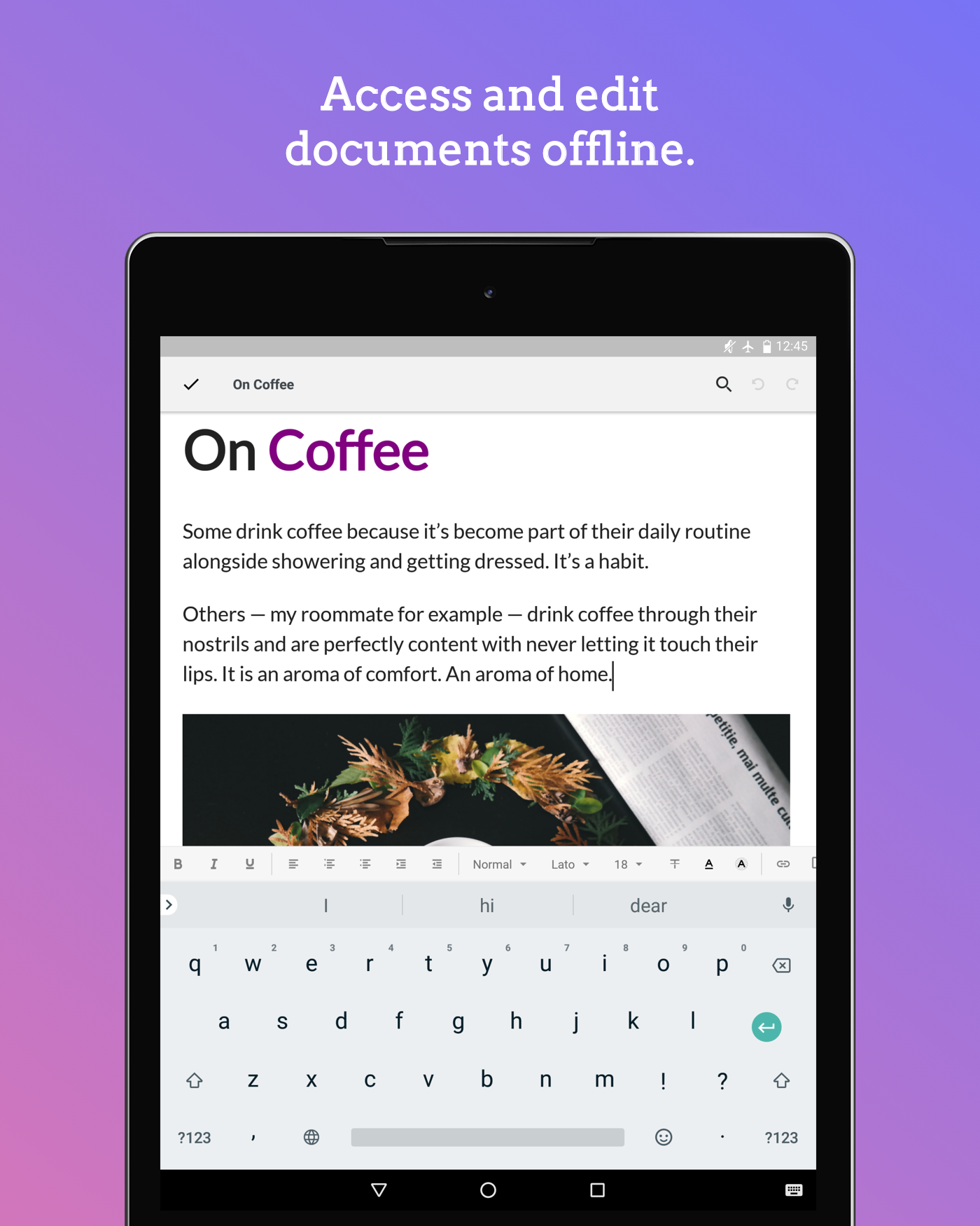 Zoho Writer - Document Editor Screenshot9