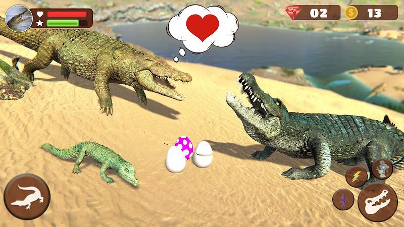 Wild Crocodile Family Sim Game Screenshot15