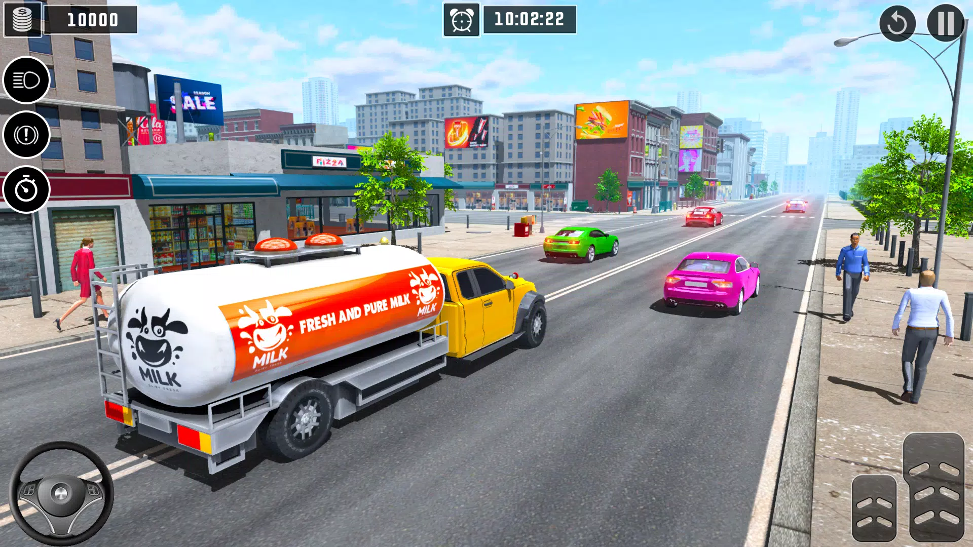 Cow Milk Delivery Truck Games Screenshot4