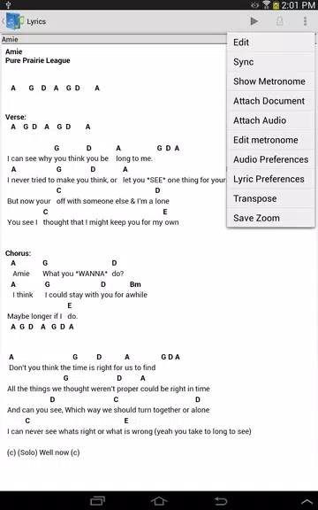 Setlist Helper and Song Book Screenshot4