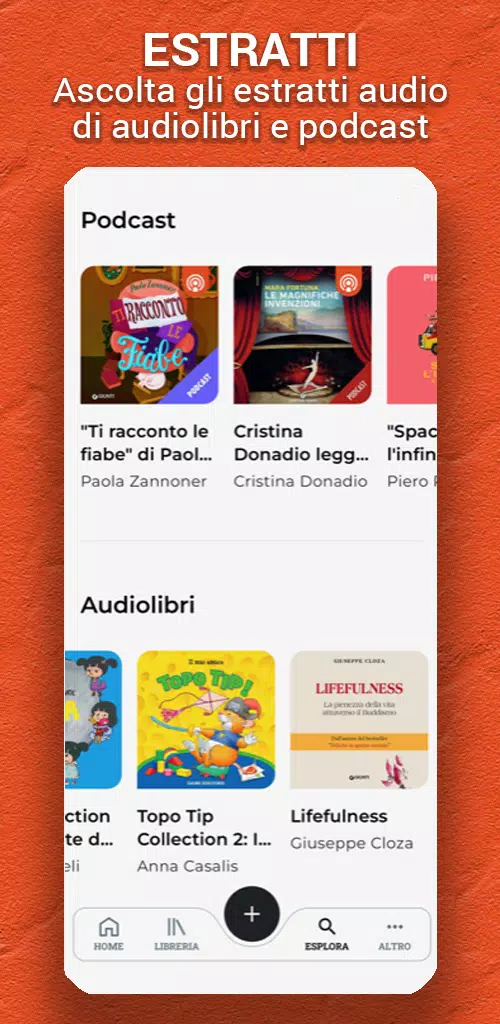 Giunti Audiolibri Screenshot4