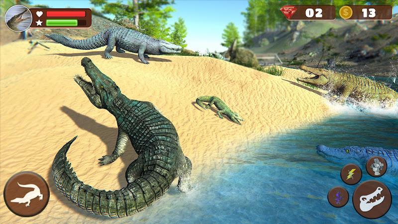 Wild Crocodile Family Sim Game Screenshot9