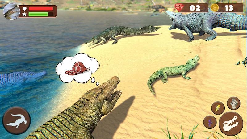 Wild Crocodile Family Sim Game Screenshot1