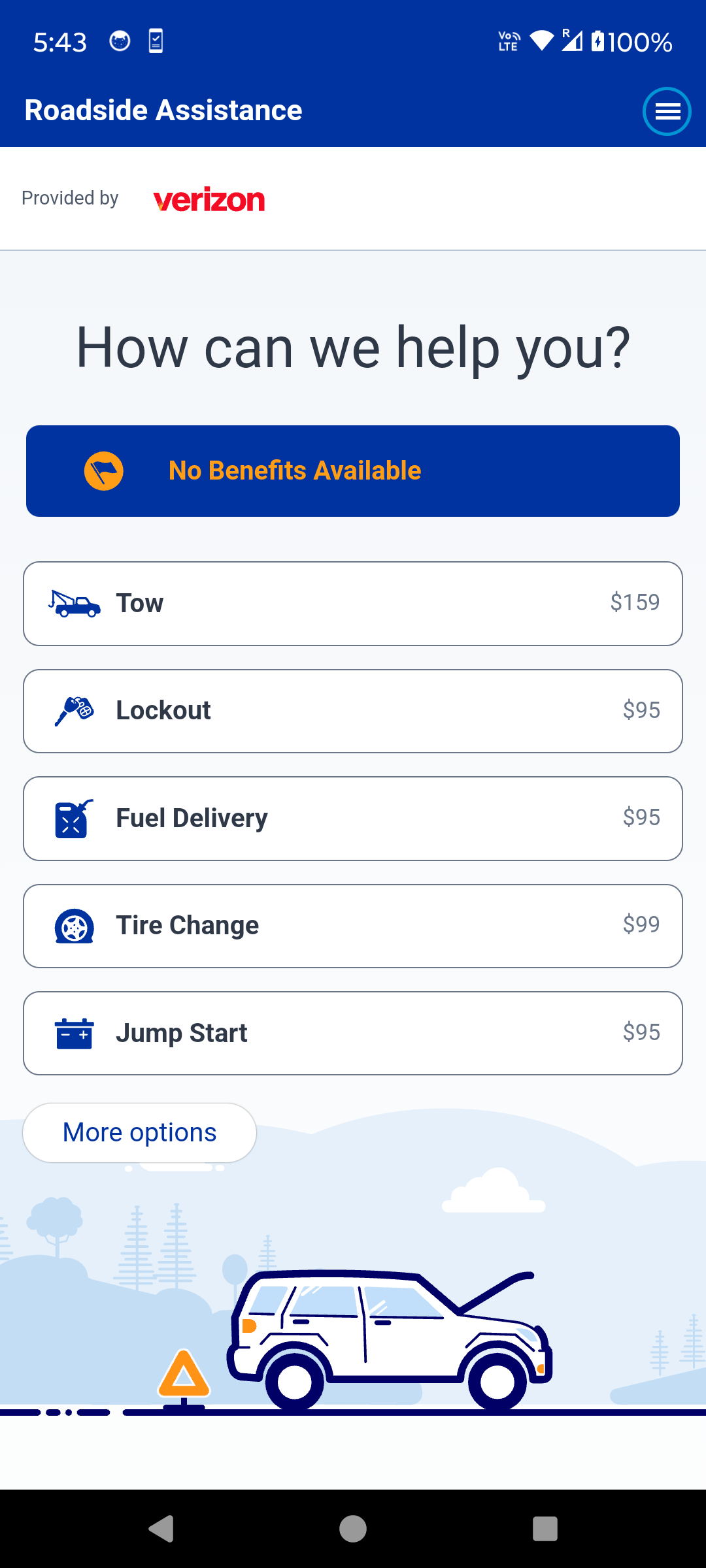 Verizon Roadside Assistance Screenshot2
