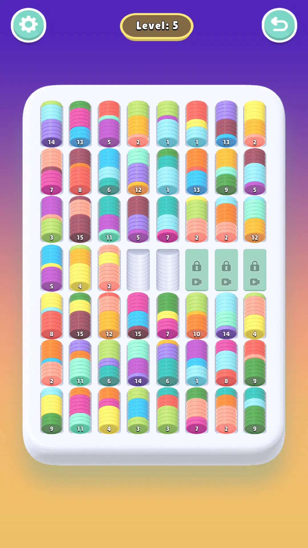 Coin Sort Puzzle - Color Game Screenshot3