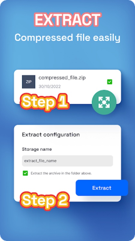 ZIP, RAR: File Compressor Screenshot4