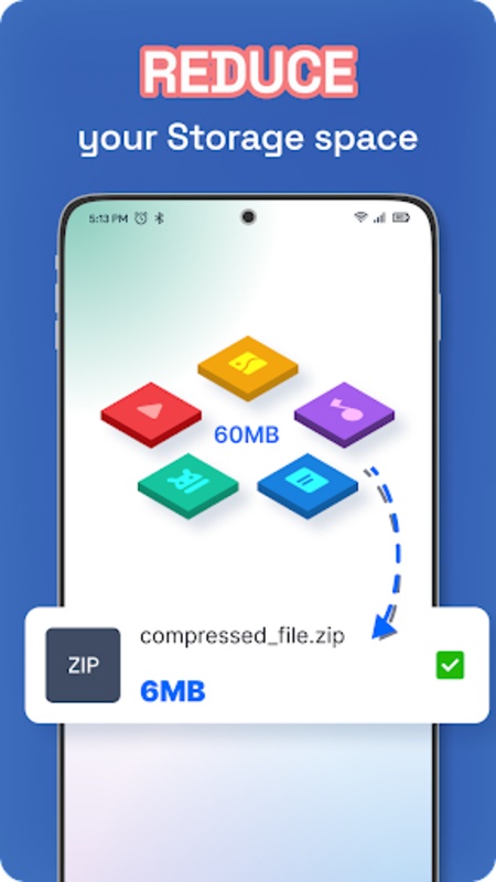 ZIP, RAR: File Compressor Screenshot1