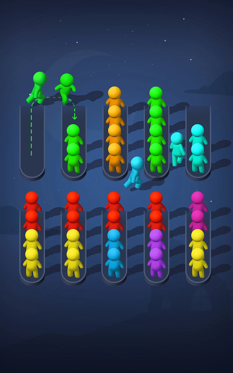 Sort Puzzle - stickman games Screenshot13