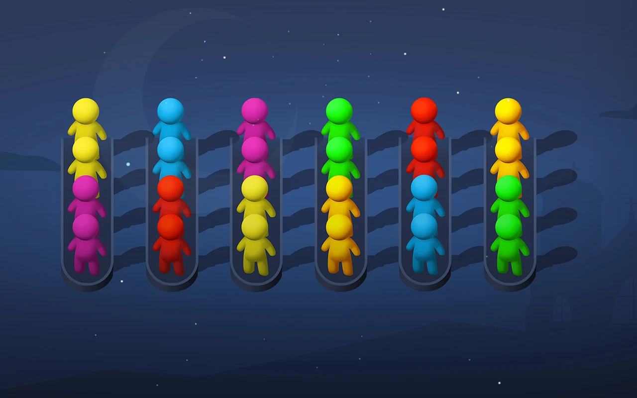 Sort Puzzle - stickman games Screenshot9
