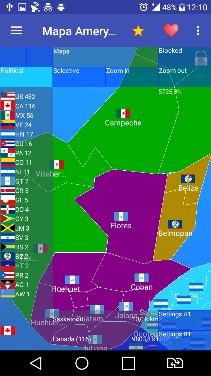 Map of North America Screenshot2