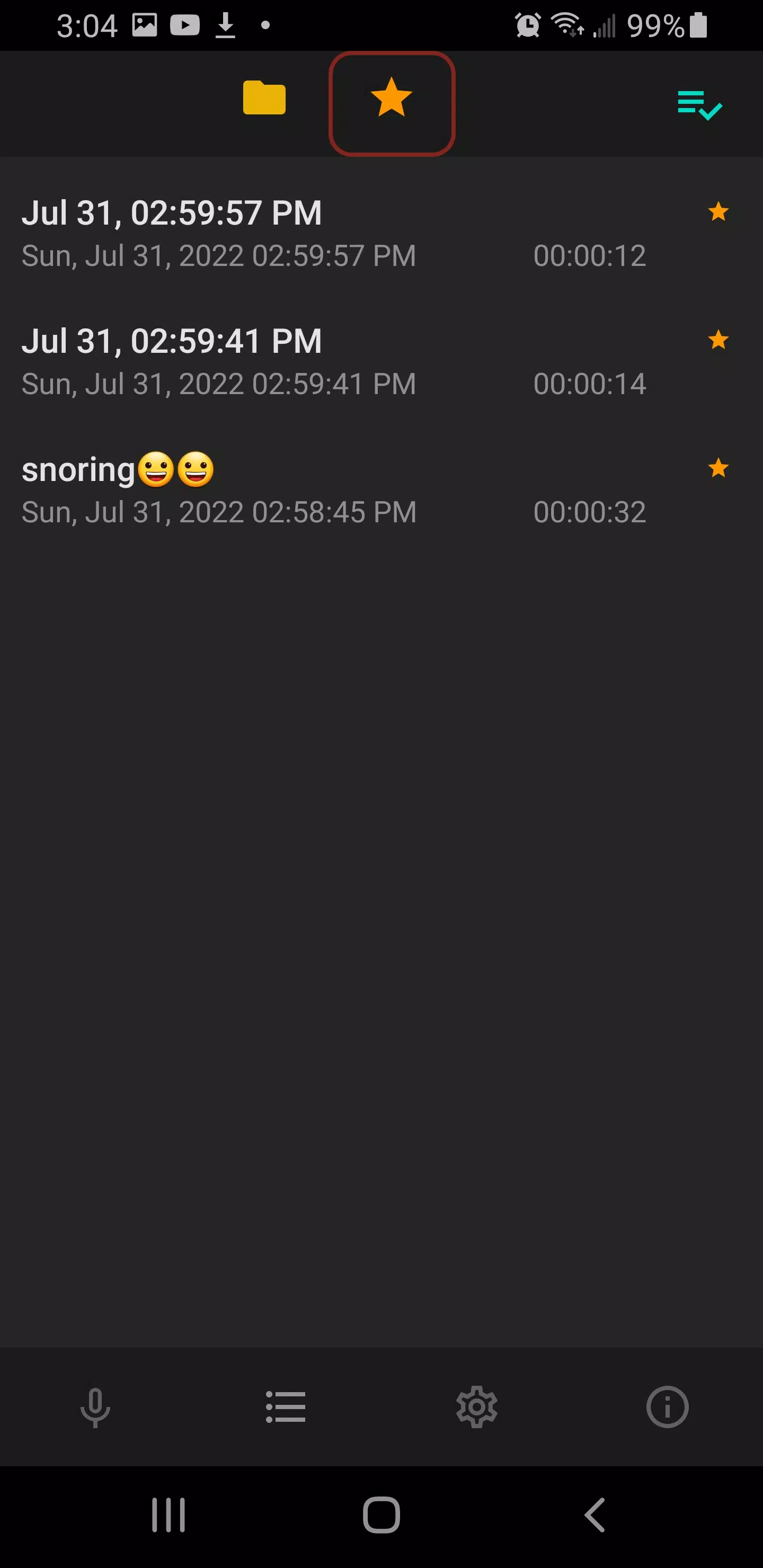 Sleep Recorder Screenshot6
