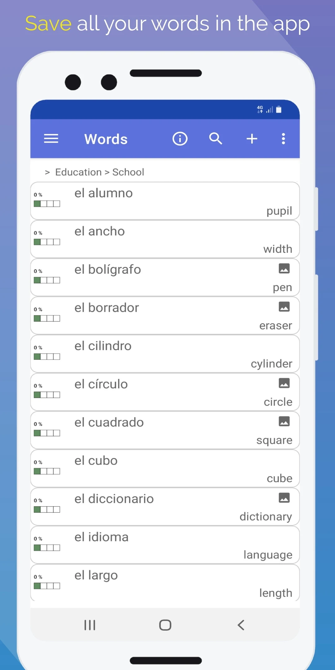 My dictionary - WordTheme Screenshot1