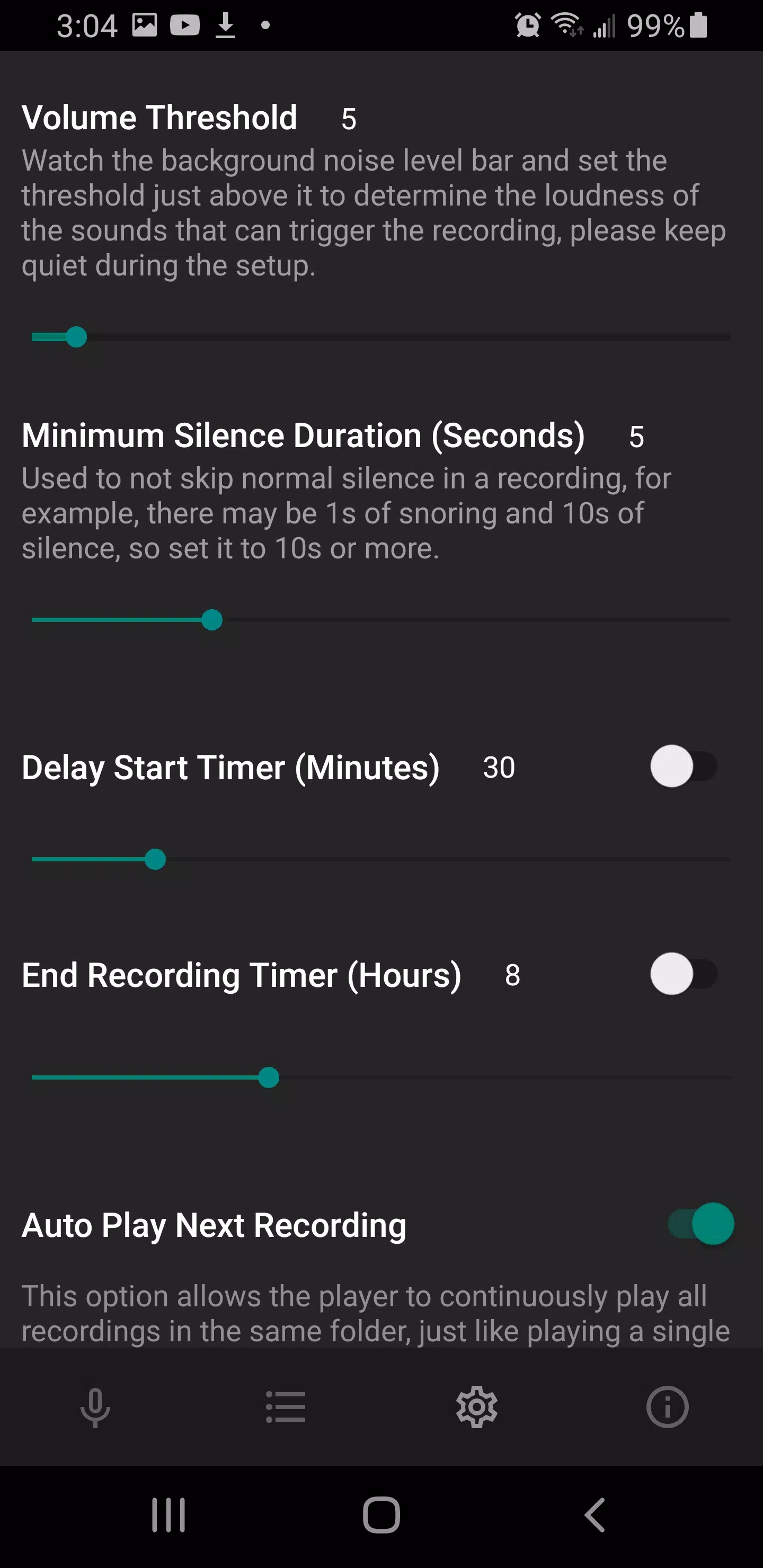 Sleep Recorder Screenshot7