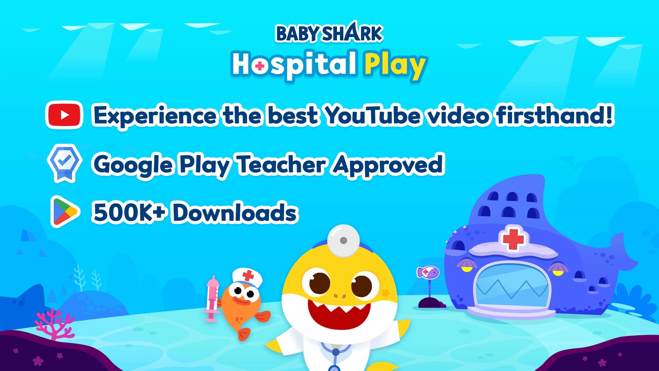 Baby Shark Hospital Play: Game Screenshot1