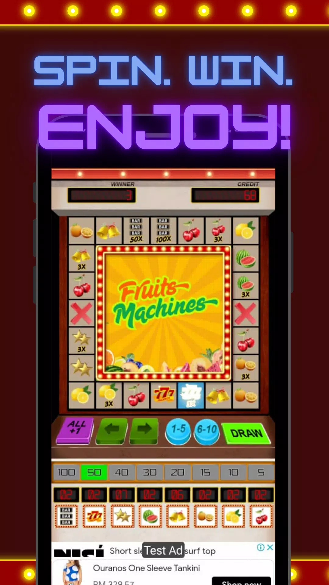 Fruits Machines Screenshot2